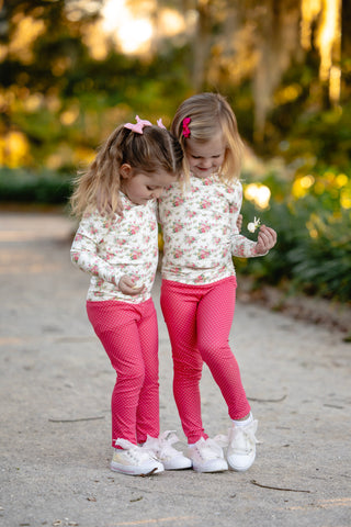 Rosy Boquet Bliss Activewear Set-LS