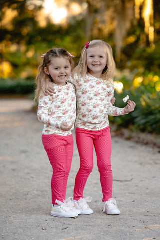 Rosy Boquet Bliss Activewear Set-LS