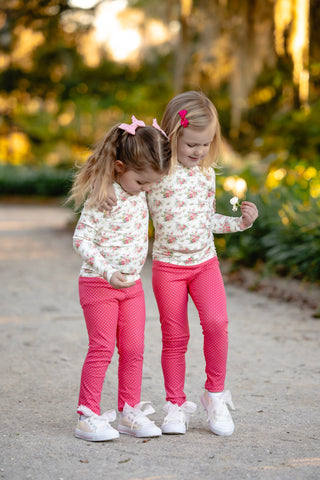 Rosy Boquet Bliss Activewear Set-LS