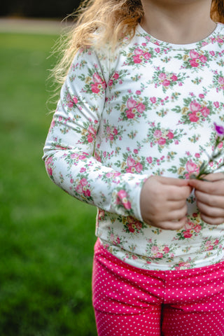 Rosy Boquet Bliss Activewear Set-LS