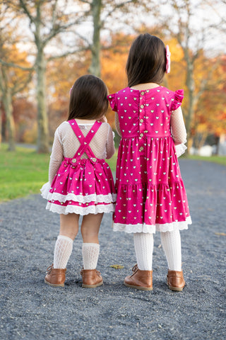 Sweet Love Hearts Twirl Dress