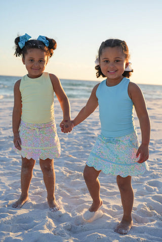 Sunny Neon Glow Tank and Skort
