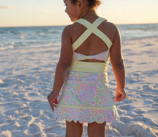 Sunny Neon Glow Tank and Skort