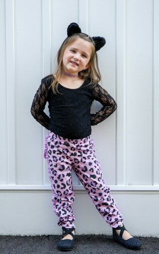 Lilac Leopard Jogger Set-Ready to ship