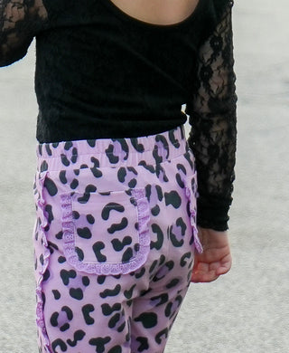 Lilac Leopard Jogger Set-Ready to ship