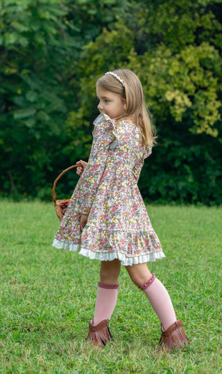 Forever Blooms- Pink Twirl Dress Set