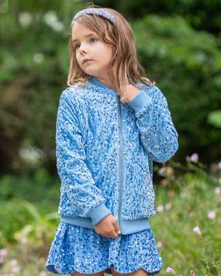 Glass Slipper Sequin Jacket (blue)