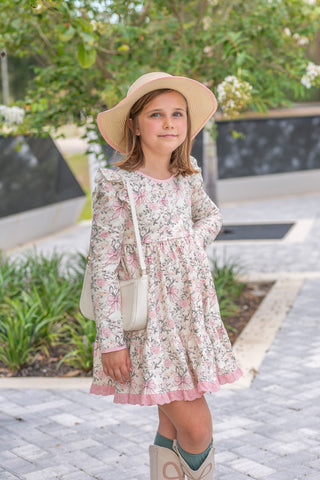 Forever Blooms Long Sleeve Twirl Dress **Pre-Order ETA end of September**
