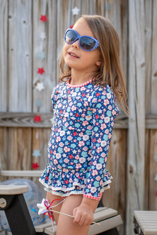 Firecracker Floral 3 Piece Swim