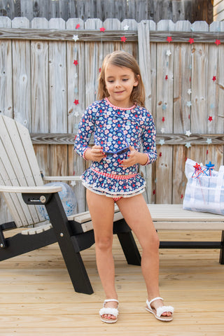 Firecracker Floral 3 Piece Swim
