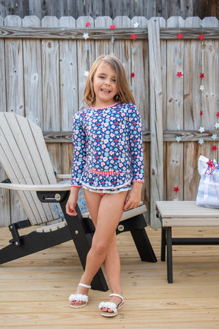 Firecracker Floral 3 Piece Swim