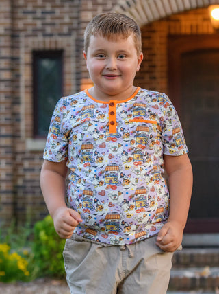 Steamboat Mickey Halloween Boy Shirt