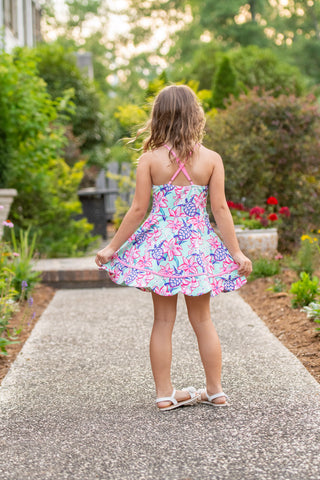 Turtle Scalloped Active Dress