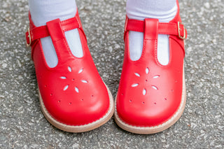 Vintage Little Luxe Red Mary Janes **Pre-Order ETA Mid-End of August**