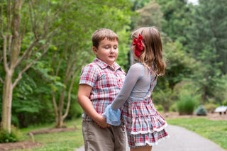 Liberty Lane Plaid Boys Shirt