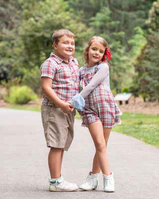 Liberty Lane Plaid Boys Shirt