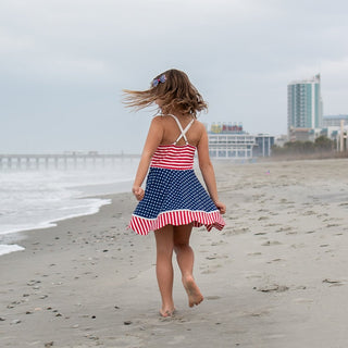 Land I Love Scalloped Activewear Dress