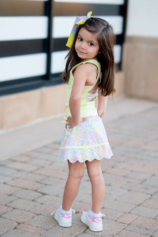 Sunny Neon Glow Tank and Skort