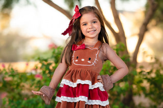 Brown Swiss Dot Lace Layering Shirt **Pre Order ETA End of October**