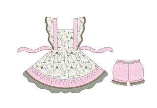 Adventures in the Wild Pinafore Set- **Pre-Order ETA end of April**