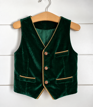Emerald Royale Boy Vest **Pre-Order ETA end of November**