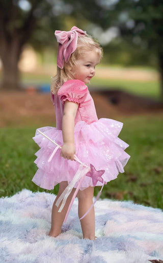 Starbright Velvet Tulle Dress Set