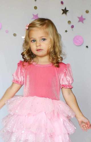 Starbright Velvet Tulle Dress Set