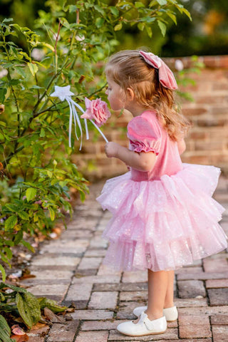 Starbright Velvet Tulle Dress Set