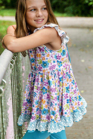 Falling for Teal 3 Piece Playset