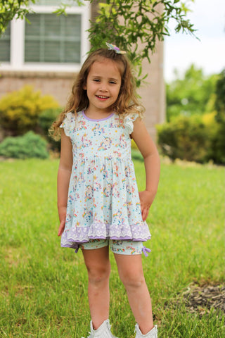 Unicorn and Rainbow Dreams-Bamboo Playset- Ready to Ship!