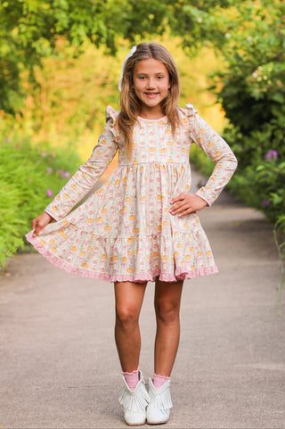 Blushing Pumpkins Twirl Dress **Pre-order ETA end of October**