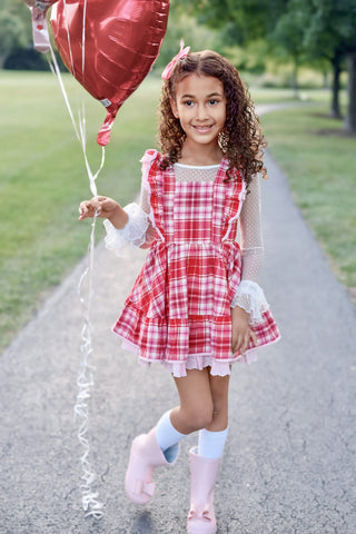 Sweetheart's Tartan Pinafore Set- **Pre-Order ship early Jan**