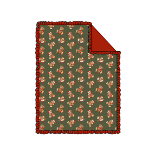 Holiday Teddy Minky Luxe Blanket **Pre-Order eta end of September**