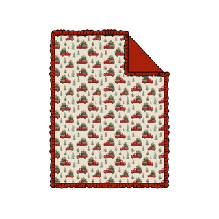 Vintage Tree Farm Minky Luxe Blanket **Pre-Order eta end of September**