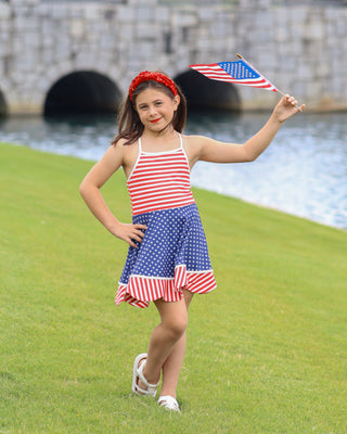 Land I Love Scalloped Activewear Dress