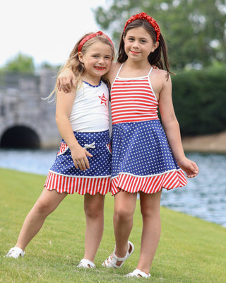 Land I Love Scalloped Activewear Dress