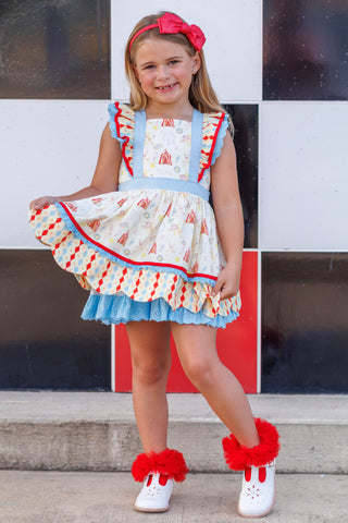 Under The Big Top Pinafore **Pre Order ETA Mid-End of July**
