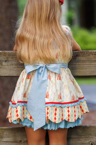 Under The Big Top Pinafore **Pre Order ETA Mid-End of July**