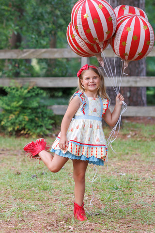 Under The Big Top Pinafore **Pre Order ETA Mid-End of July**