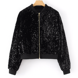 Golden Collection Black Sequin Jacket **Pre-Order ETA End of October**