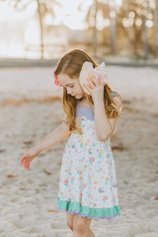 Mermaid Splash Dress Set