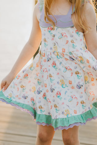 Mermaid Splash Dress Set