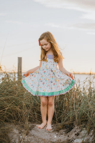 Mermaid Splash Dress Set