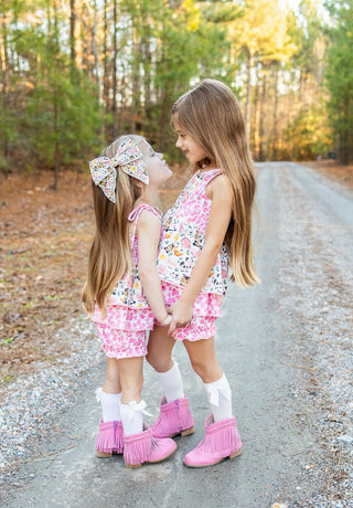 Country Charm Farmyard Friends Tunic Set- Ready to ship