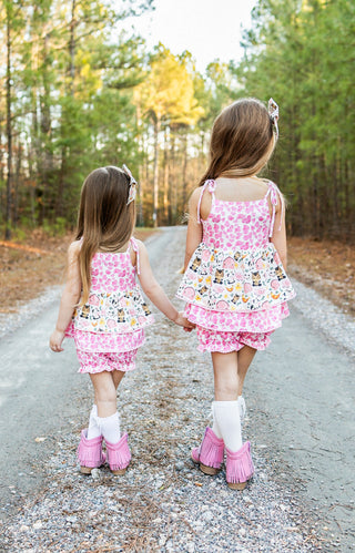 Country Charm Farmyard Friends Tunic Set- Ready to ship