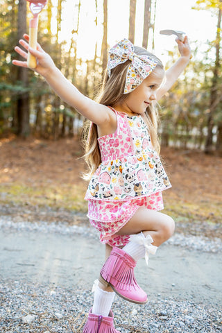 Country Charm Farmyard Friends Tunic Set- Ready to ship