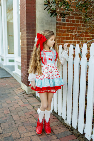 Cherry on Top Pinafore Set