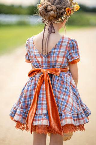 Cinnamon Sapphire Couture Dress **Pre Order ETA Mid October**