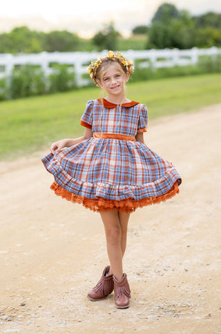 Cinnamon Sapphire Couture Dress **Pre Order ETA Mid October**