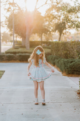 Petals and Lace Tunic Set